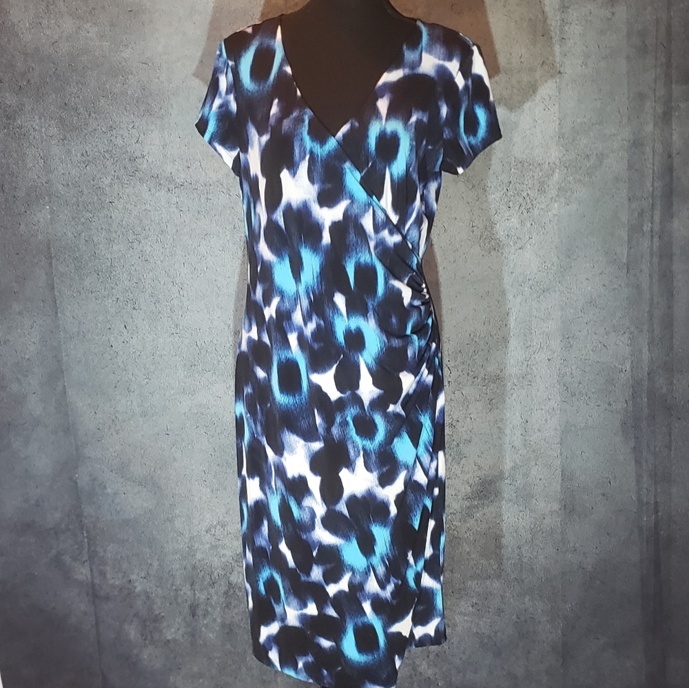 Maggy London Wrap Dress Size 12